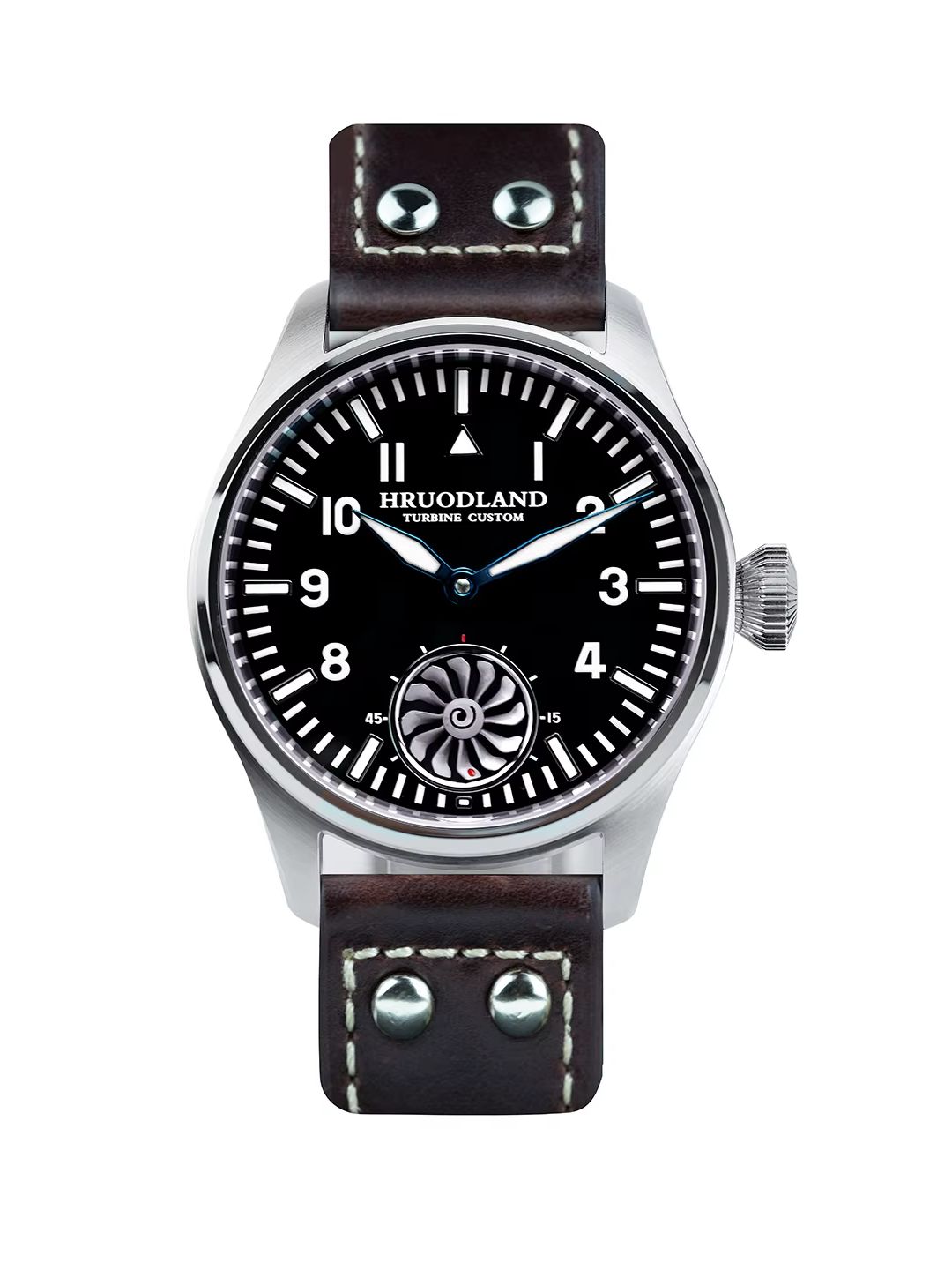 Rolex Watch Datejust - Hruodland 43 มม.นาฬิกาข้อมือผู้ชายแบบแมนนวล ระบบกลไก กระจกแซฟไฟร์ BGW-9
