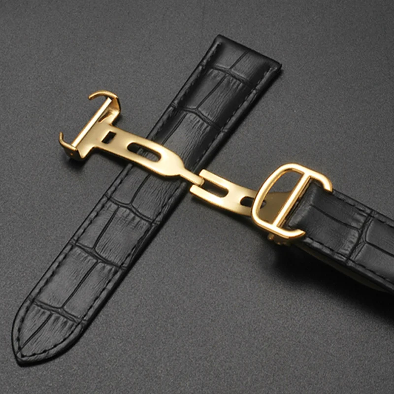 Cartier Watch Santos - สำหรับ Cartier สายนาฬิกา18 20 22 23มม.