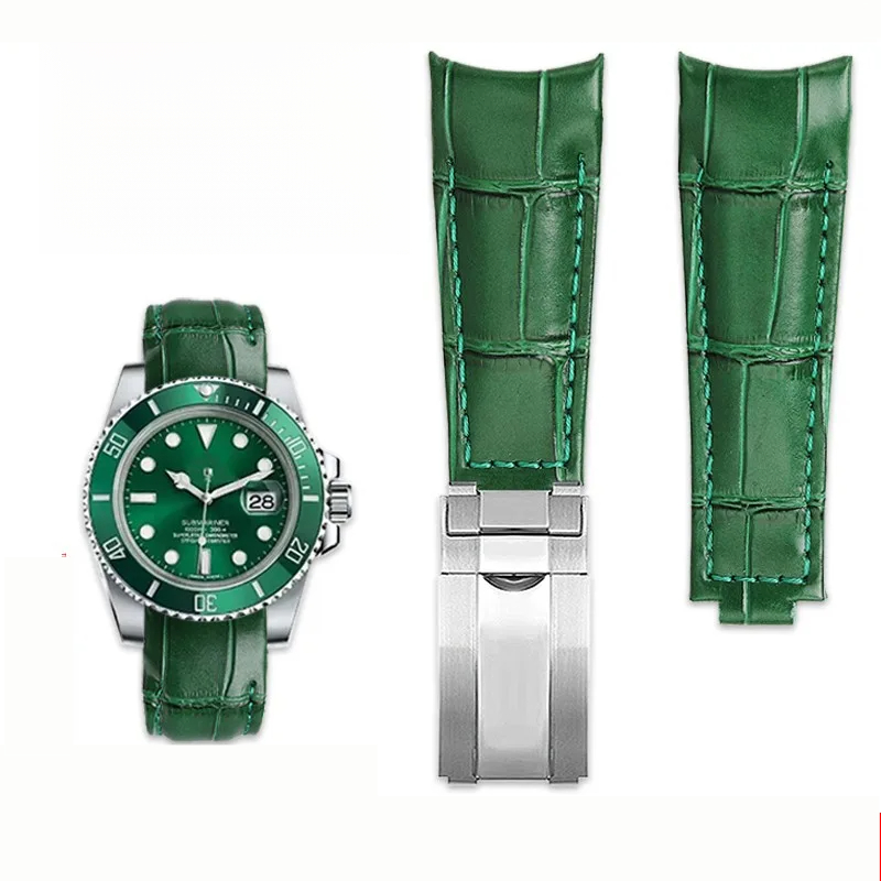 Rolex Watch Submariner - สายนาฬิกาแบบโค้ง 20 มม. สำหรับ Rolex Water