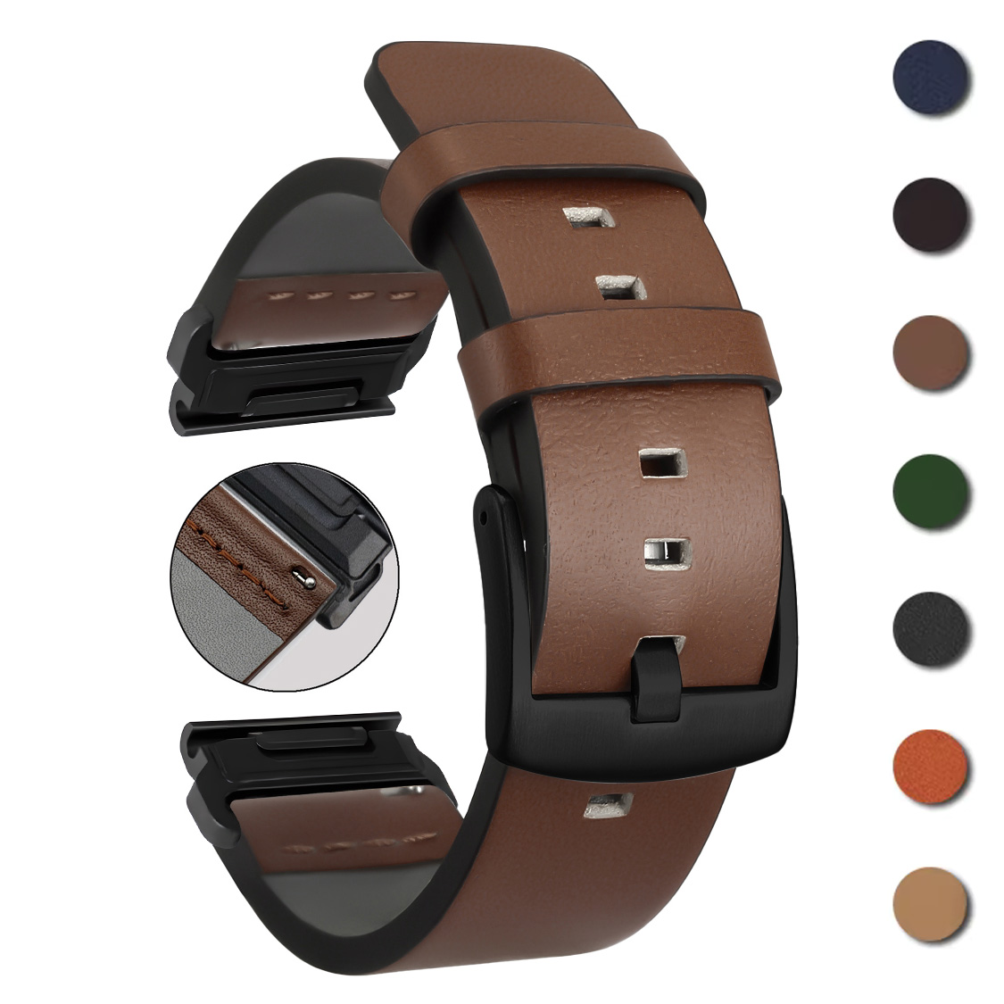 Silicone Watch Band 22Mm - 26 มม.22 มม.Fit สําหรับ Garmin Fenix