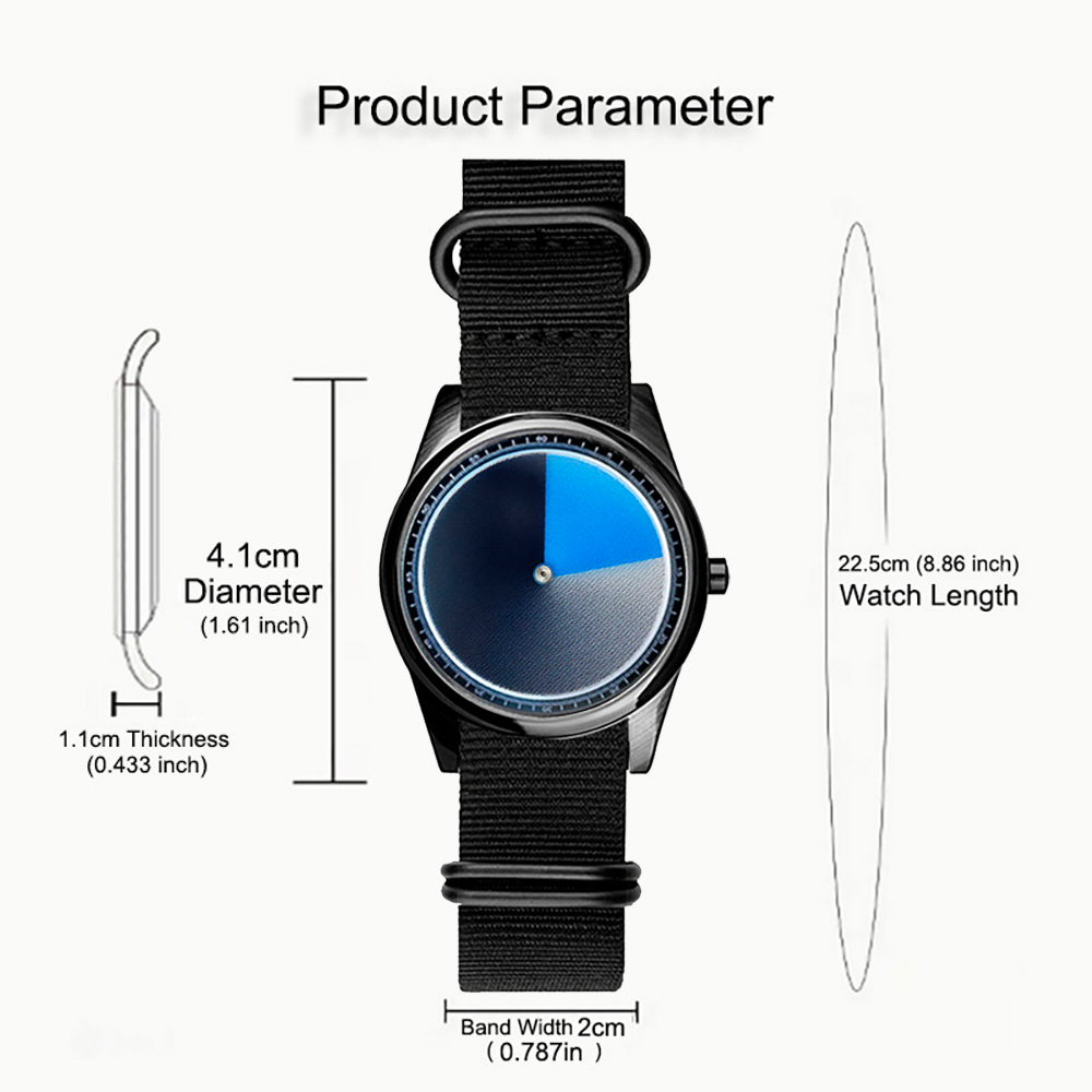 นาฬิกาแฟชั่นสีสันสดใสและสวยงาม - Canvas Strap Watch บทวิจารณ์และราคา