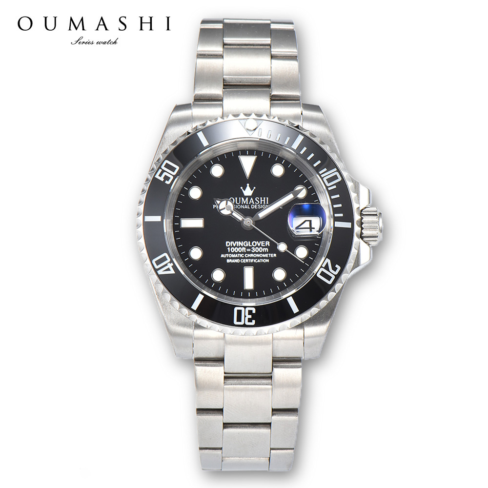 นาฬิกา 40 มม. นาฬิกากลไกอัตโนม - Stainless Bracelet Diver บทวิจารณ์และราคา