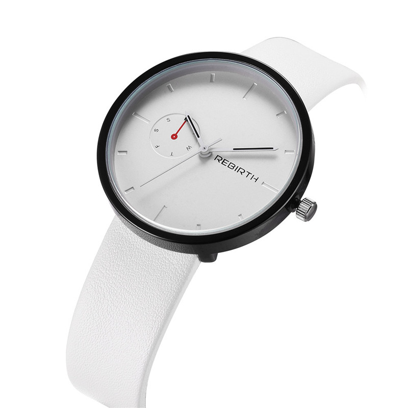 2018 Rebirth ยอดนิยมผู้ชายผู้ห - Leather Watch Band Men บทวิจารณ์และราคา