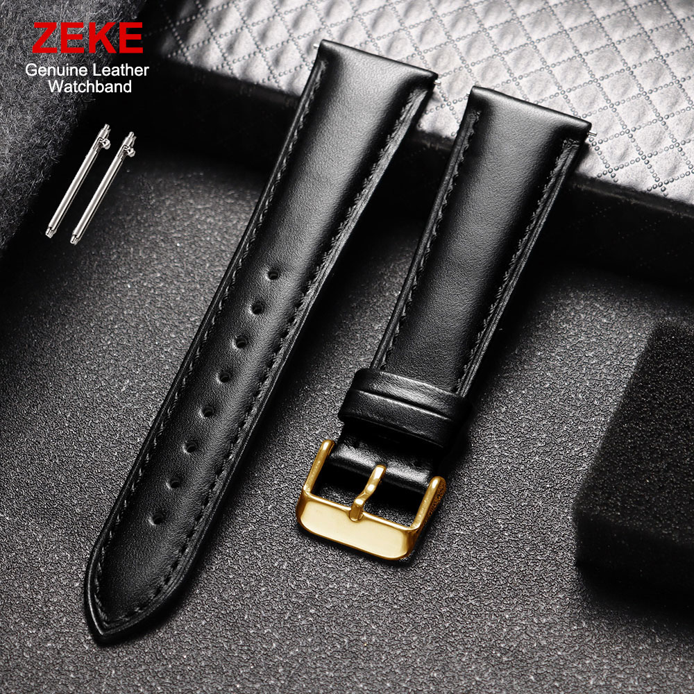 สายนาฬิกาหนังแท้ ขนาด 12 มม. 1 - Leather Strap Quick Release บทวิจารณ์และราคา