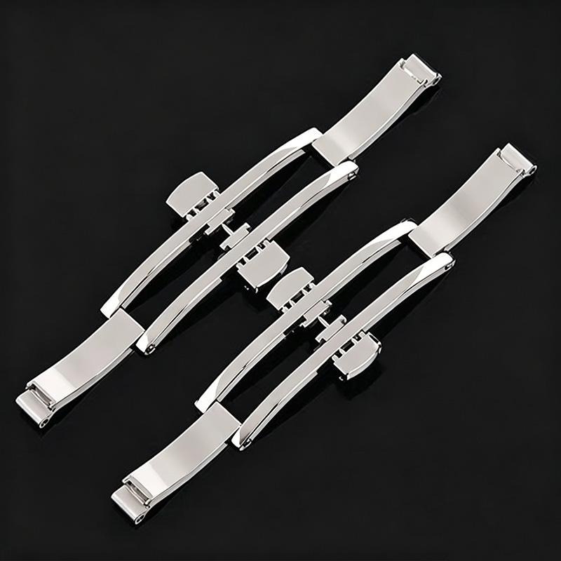 หัวเข็มขัดสายนาฬิกา สแตนเลสสตี - Butterfly Clasp Deployant บทวิจารณ์และราคา
