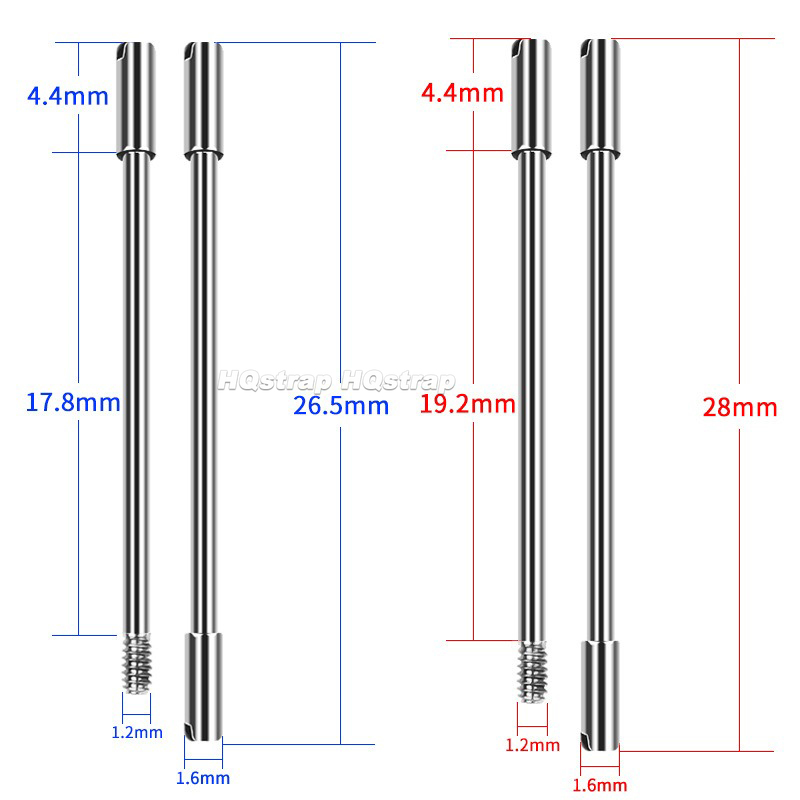 2pcs สแตนเลสสตีลสกรู Pins สําห - Audemars Piguet Watch Royal Oak บทวิจารณ์และราคา