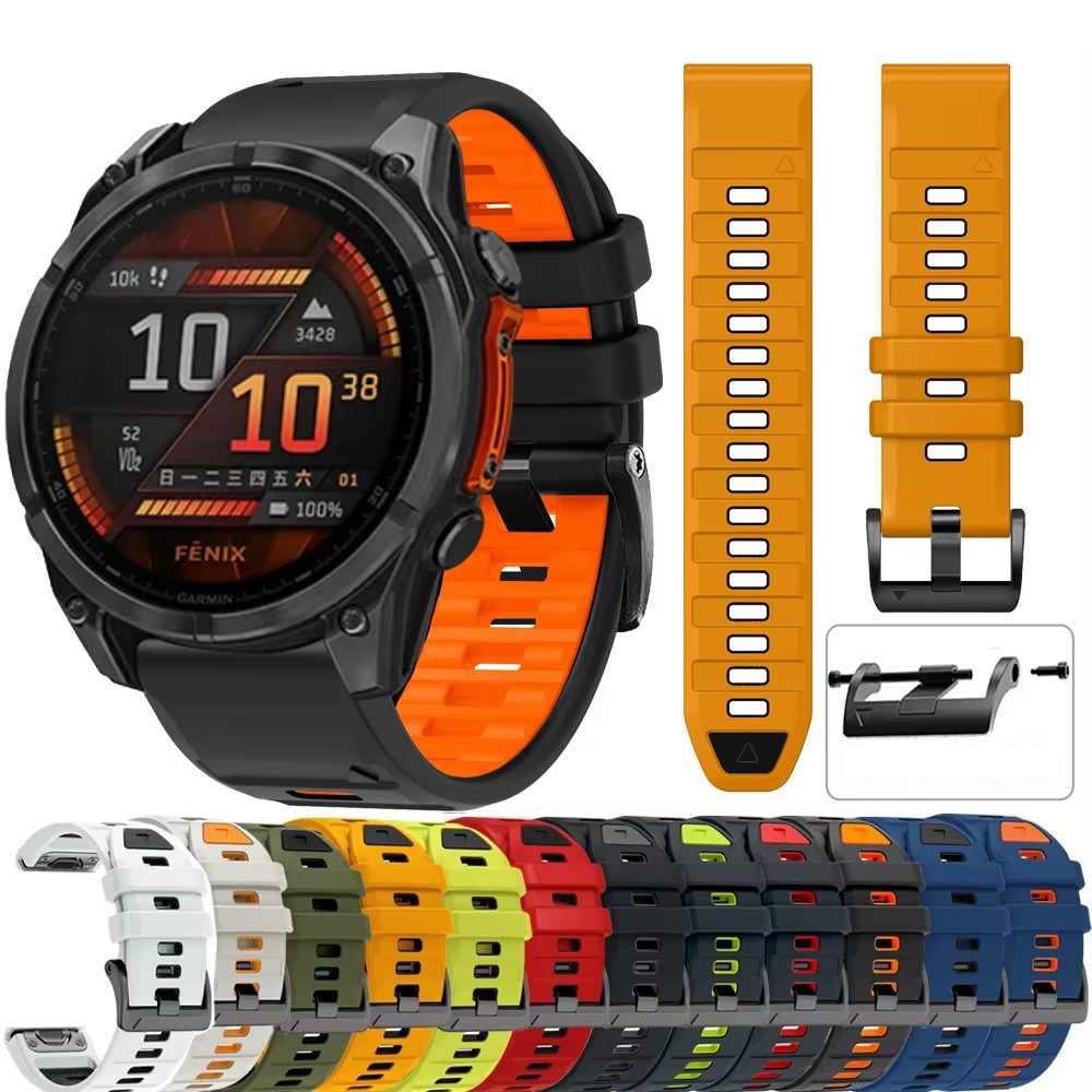 ควิกฟิต 26 มม.22 มม.สายนาฬิกาซ - Silicone Watch Band 22Mm บทวิจารณ์และราคา