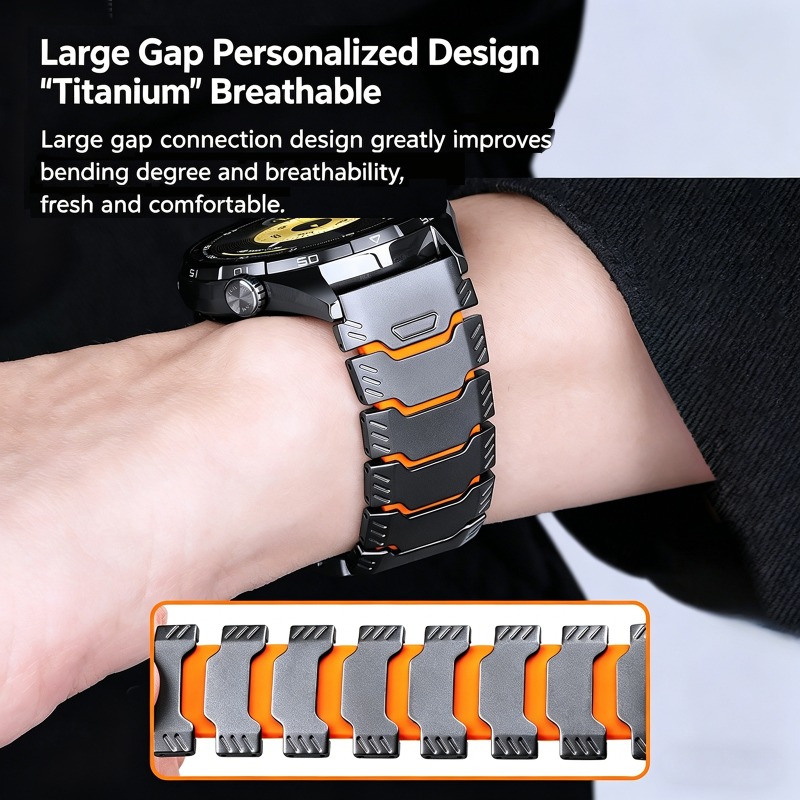 สายยางไทเทเนียมขนาด 22 มม. สำห - Silicone Watch Band 22Mm บทวิจารณ์และราคา