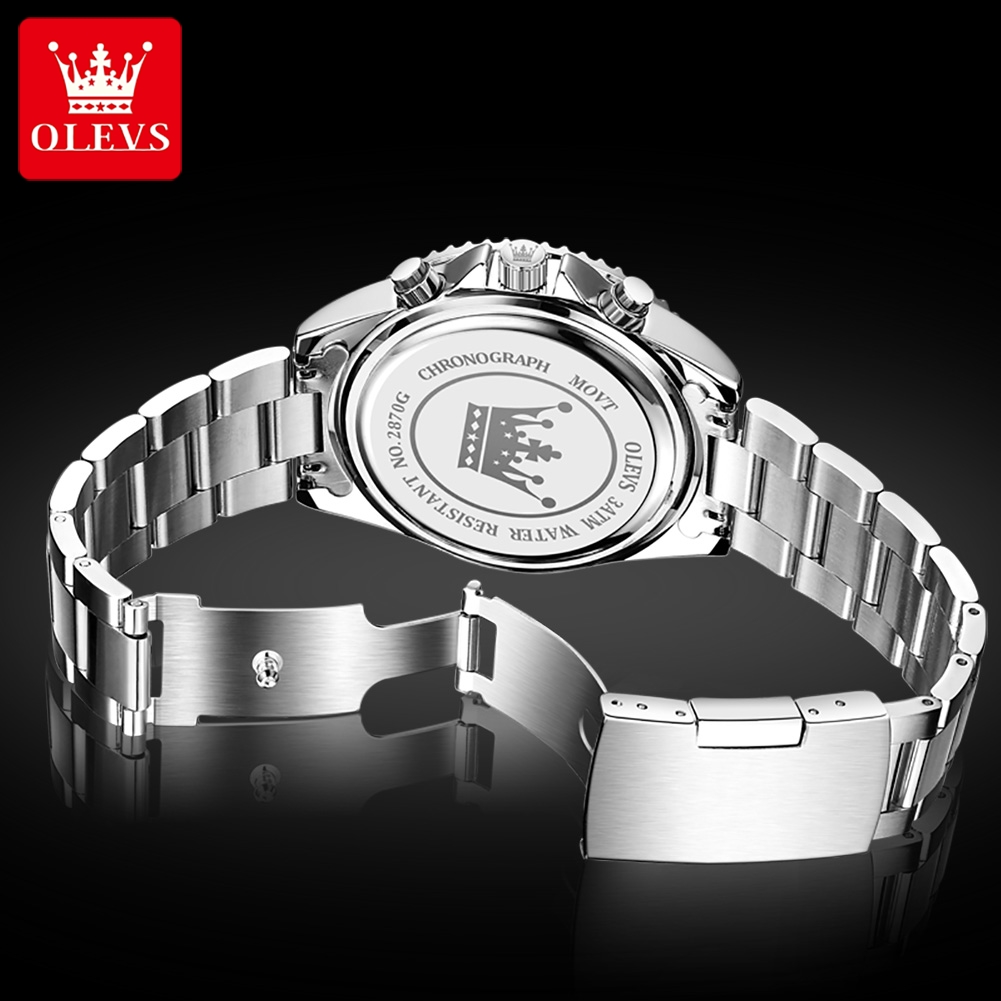 นาฬิกาข้อมือผู้ชาย OLEVS 2870  - Rolex Watch Datejust บทวิจารณ์และราคา
