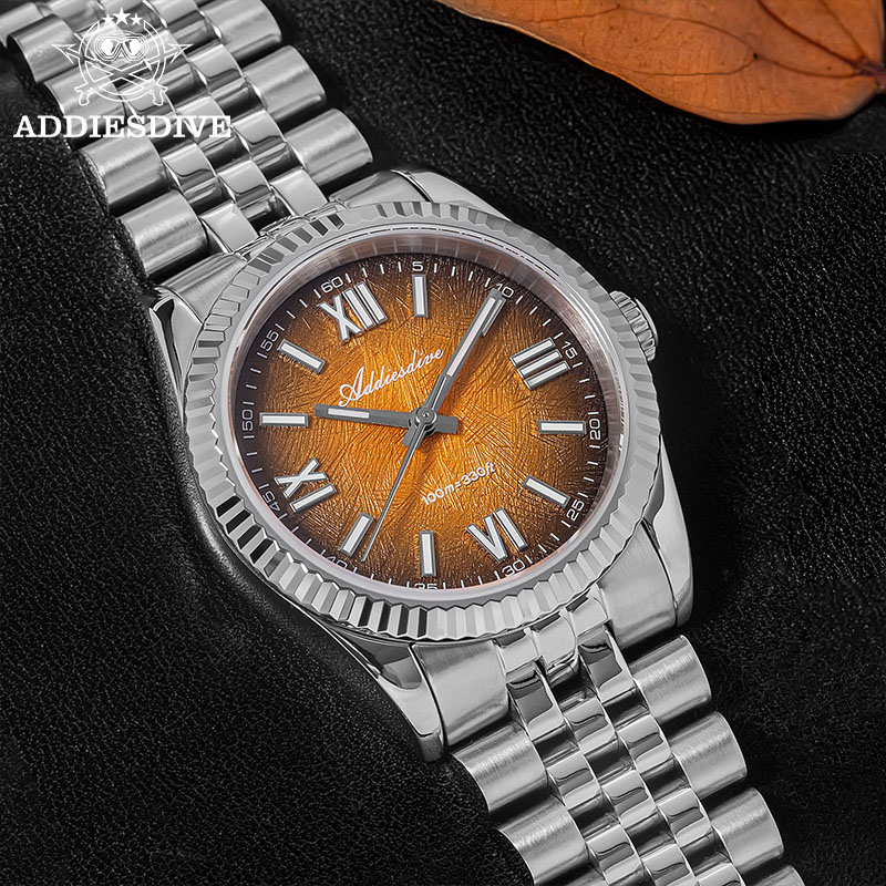 ADDIESDIVE นาฬิกาหรูหราสำหรับผ - Stainless Bracelet Diver บทวิจารณ์และราคา