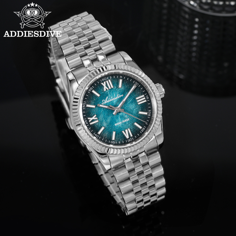 ADDIESDIVE นาฬิกาหรูหราสำหรับผ - Stainless Bracelet Diver บทวิจารณ์และราคา