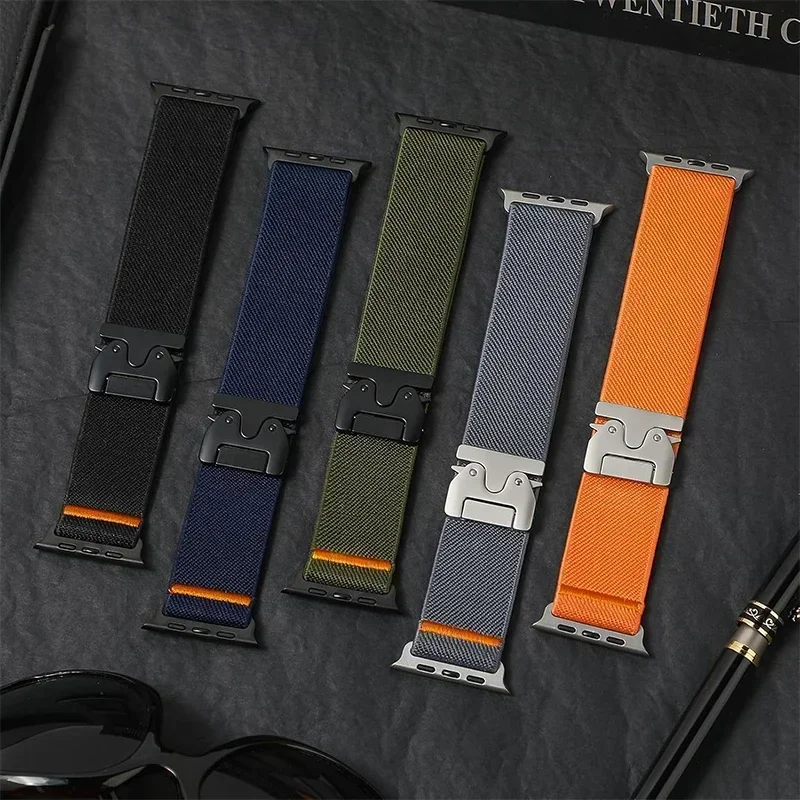ร่มชูชีพสําหรับ Apple Watch Ba - Parachute Strap Elastic บทวิจารณ์และราคา