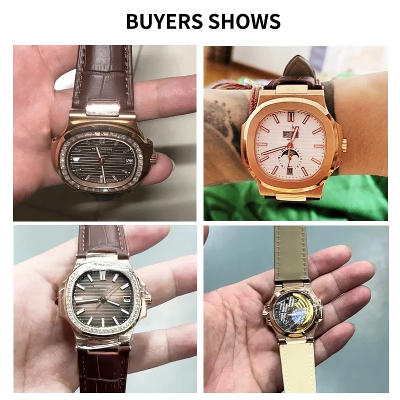สายนาฬิกาหนังวัวคุณภาพสูงสำหรั - Patek Philippe Watch Nautilus บทวิจารณ์และราคา