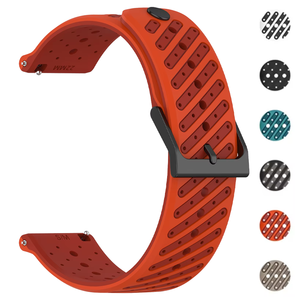 สายรัดข้อมือซิลิโคนสำหรับกีฬา  - Silicone Watch Band 22Mm บทวิจารณ์และราคา