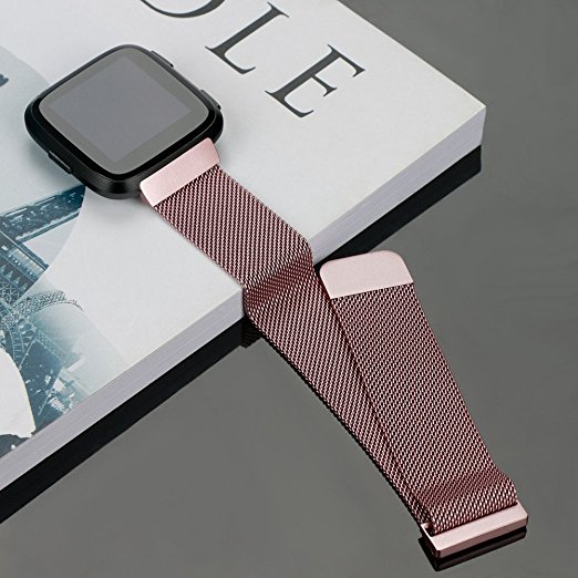 Milanese ตาข่ายสําหรับ Fitbit  - Milanese Loop Magnetic บทวิจารณ์และราคา