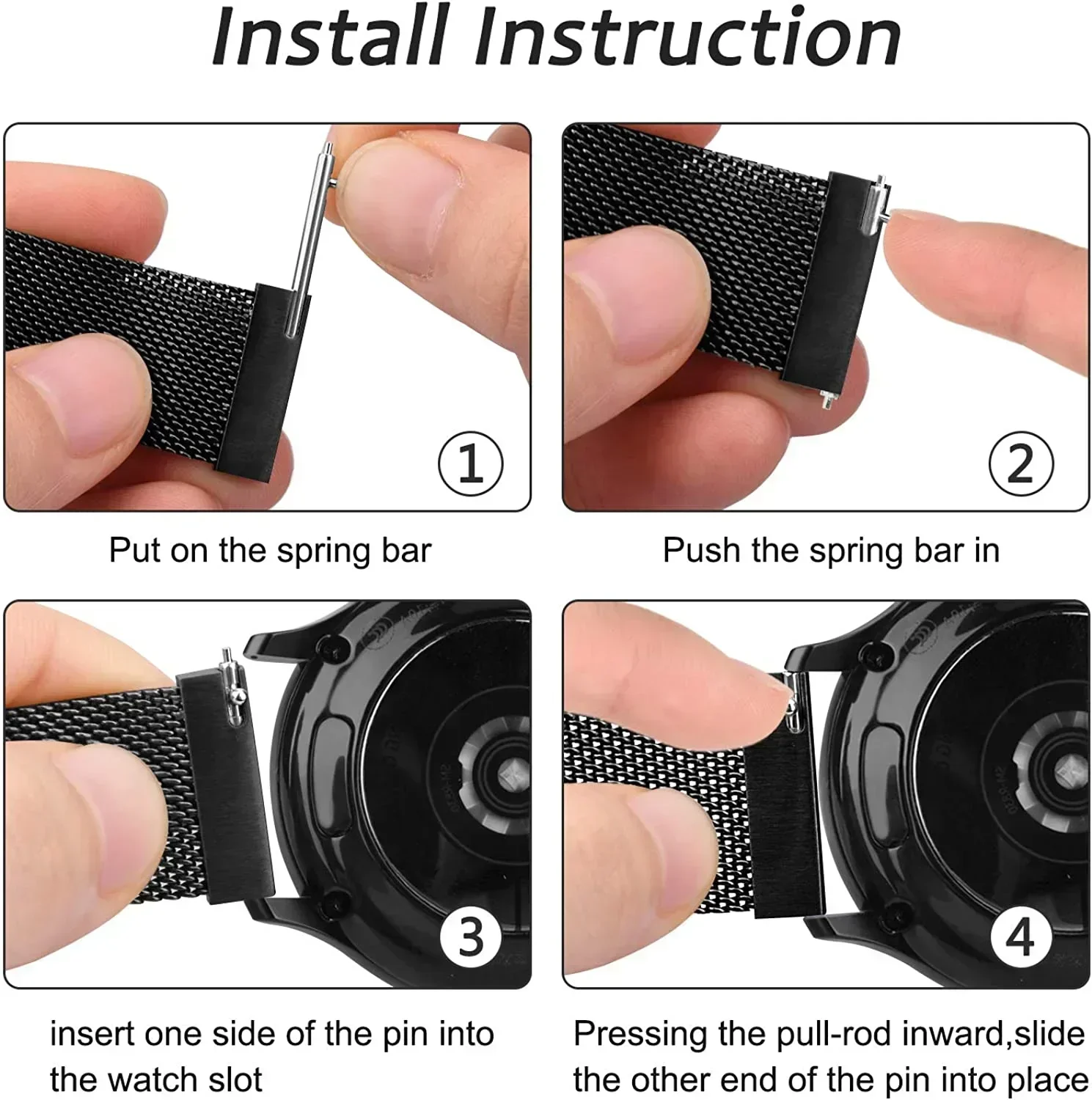 สายนาฬิกาแบบ Milanese Loop ขนา - Milanese Loop Magnetic บทวิจารณ์และราคา
