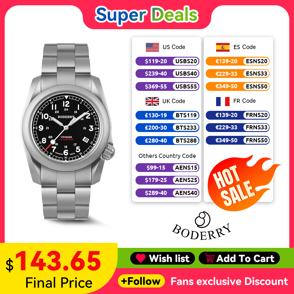 Boderry Voyager Field นาฬิกาไท - Seiko Watch 5 Sports บทวิจารณ์และราคา